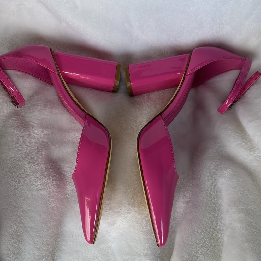 MARK FISHER PINK PATENT LEATHER DRESS PUMPS SIZE 6 - Picture 7 of 9
